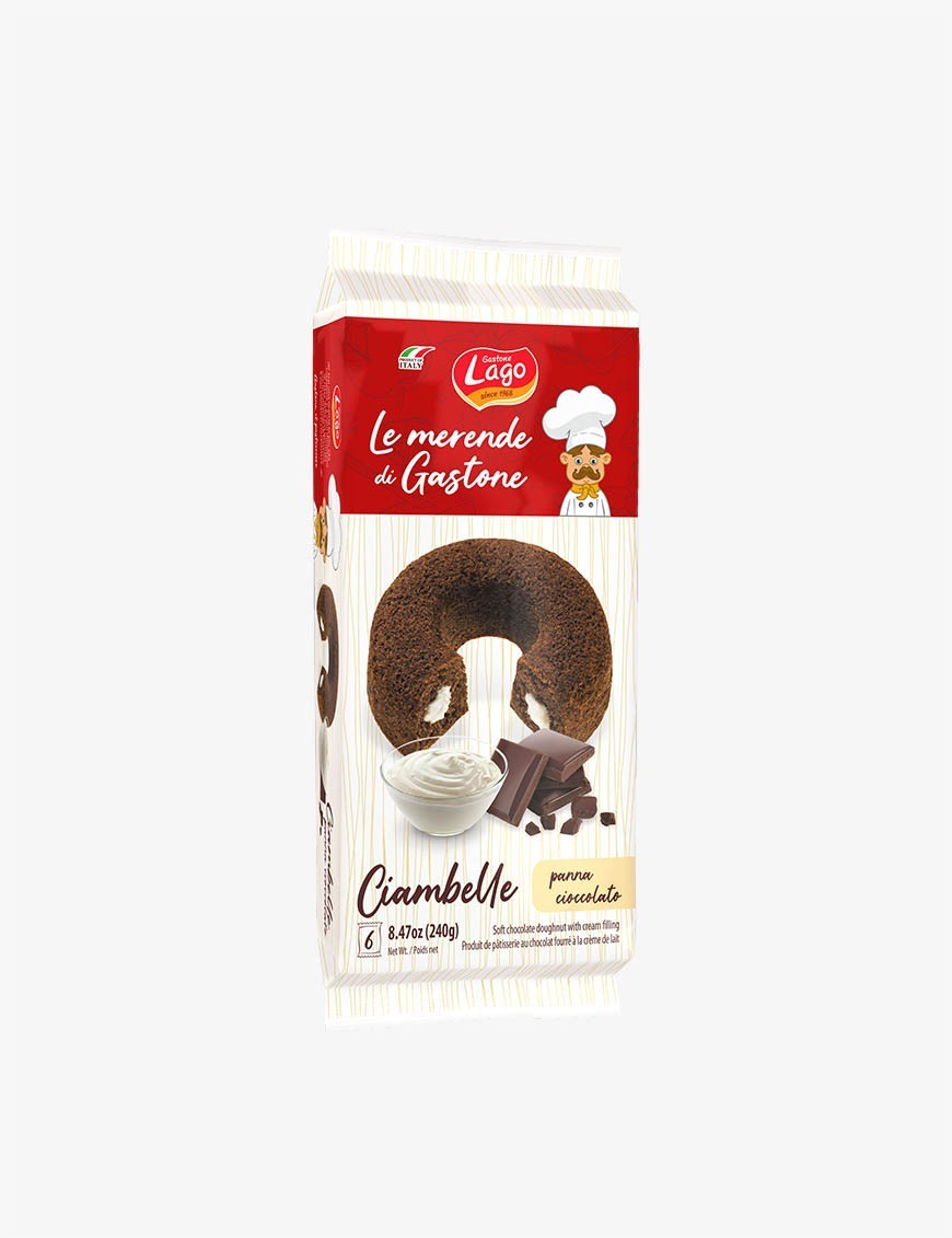 Ciambelle panna e cioccolato 240 g Gastone Lago 