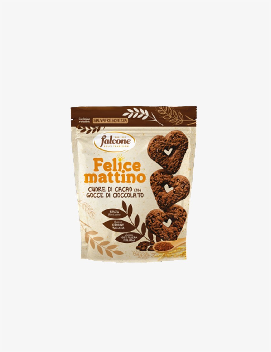 Frollini Falcone con Cacao e Gocce di Cioccolato g 500 