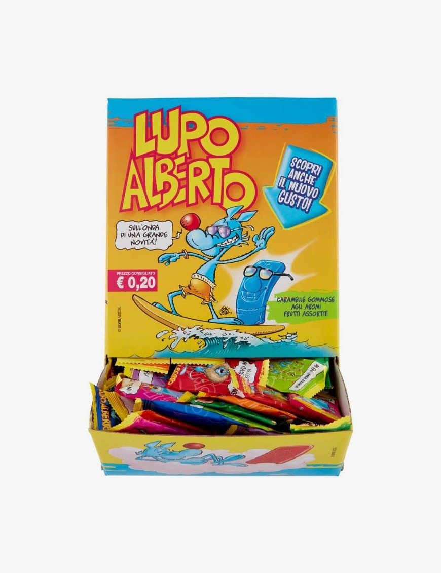 Chewing Gum Lupo Alberto confezione da 200 